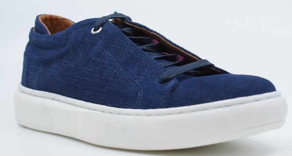 il-mio ανδρικό δερμάτινο sneaker μπλε  1909 Navy