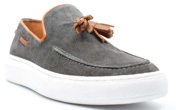 il-mio ανδρικό loafer δέρμα γκρι  663 grey