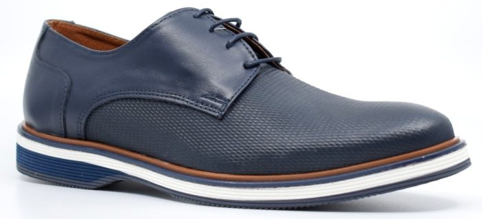 Il-mio ανδρικό  σκαρπίνι δέρμα μπλε 1010 Blue