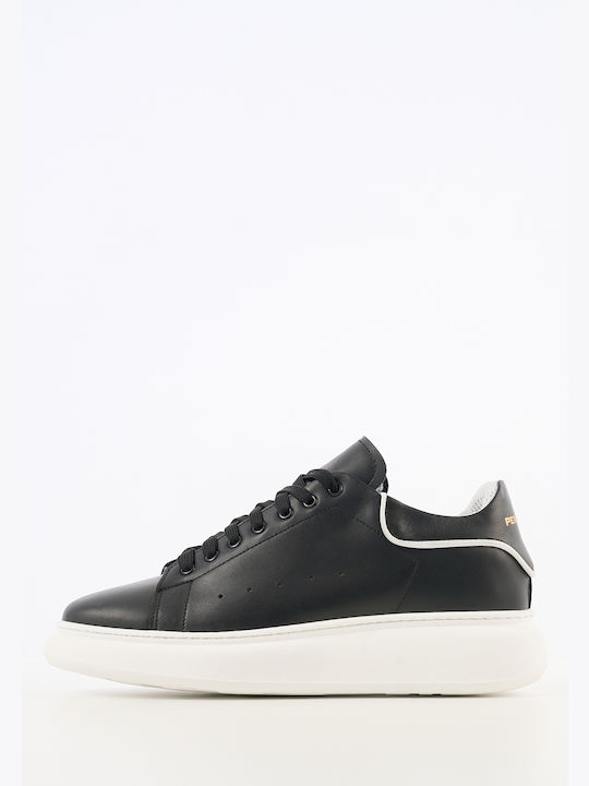 Per La Moda ανδρικό sneaker τύπου alexander mqueen μαύρο REY1K/VIT/U11 Nero - Image 9