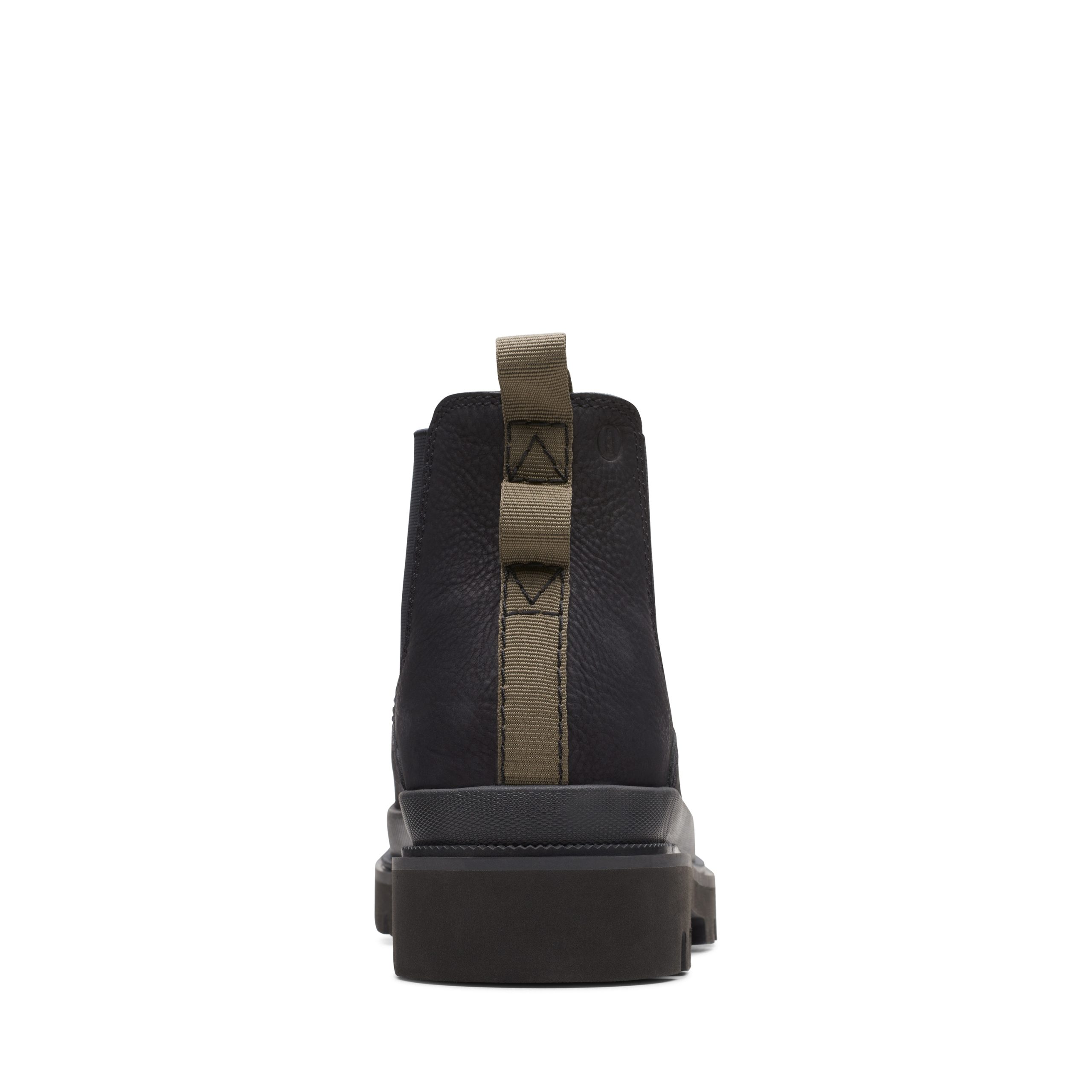 Clarks ανδρικό chelsea boot δέρμα νουμπούκ σε μαύρη απόχρωση 261734187 Badell Top Black - Image 6