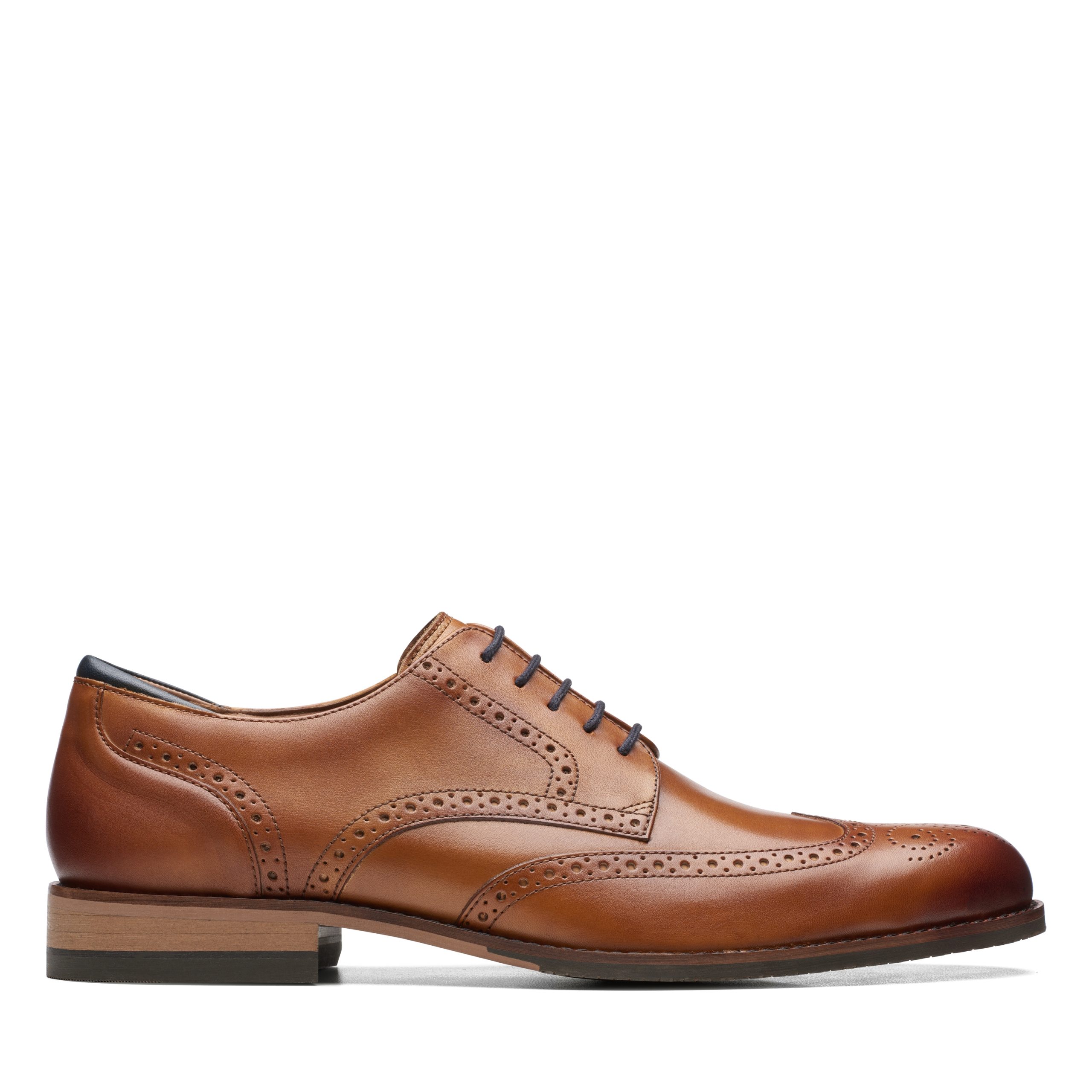 Clarks ανδρικό ανατομικό σκαρπίνι ταμπά/καφέ δέρμα CraftArloLimit Tan Leather 261714537 - Image 5