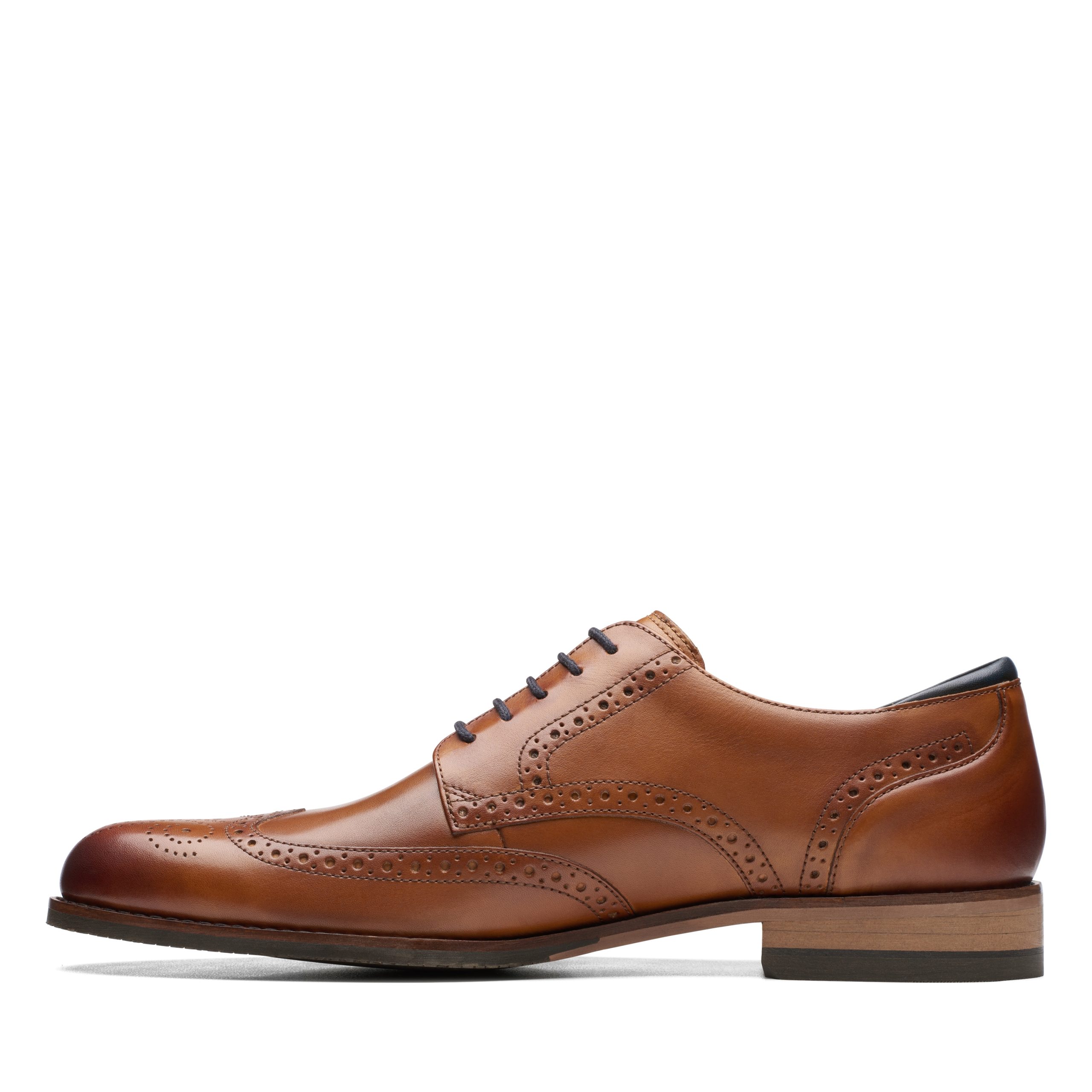 Clarks ανδρικό ανατομικό σκαρπίνι ταμπά/καφέ δέρμα CraftArloLimit Tan Leather 261714537 - Image 7