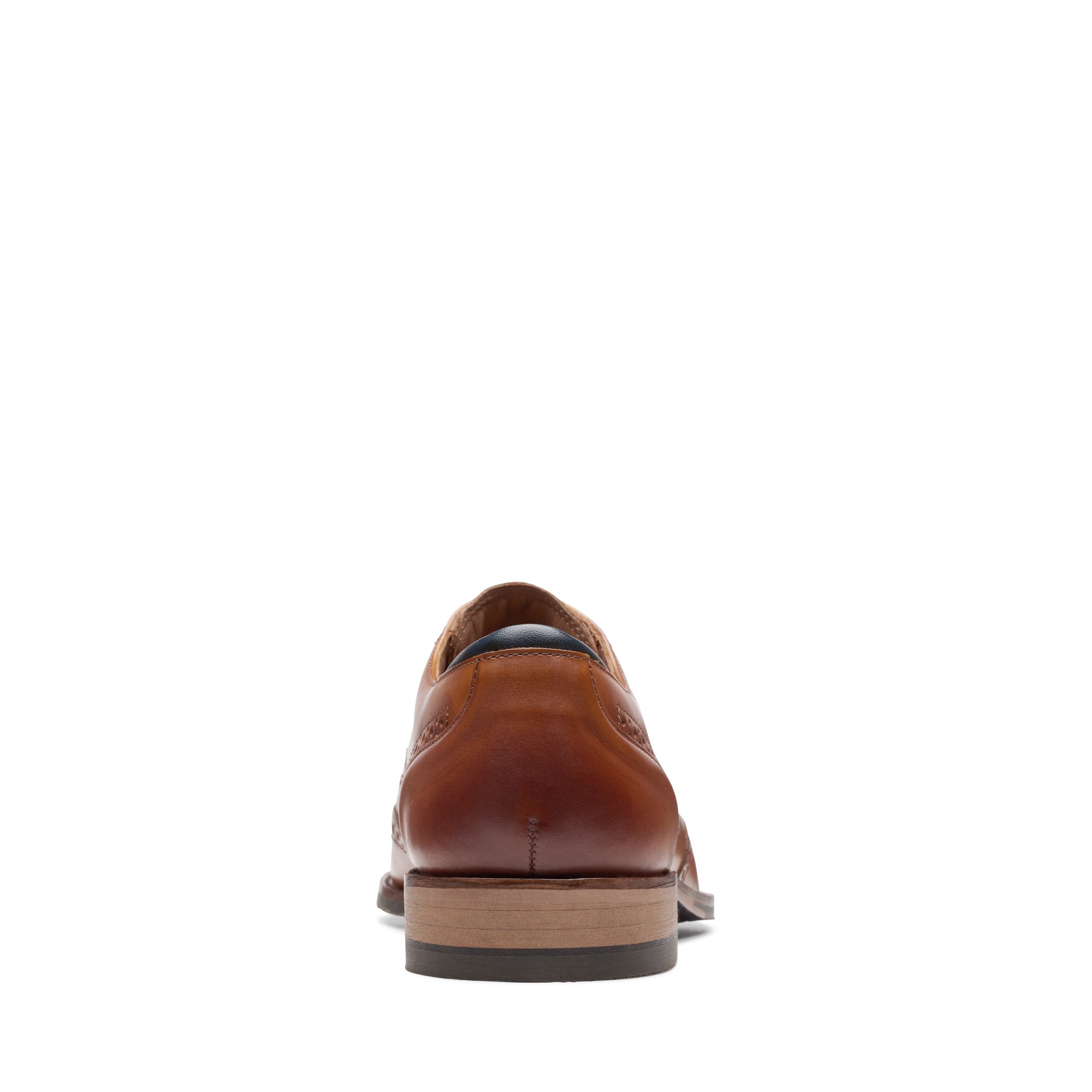 Clarks ανδρικό ανατομικό σκαρπίνι ταμπά/καφέ δέρμα CraftArloLimit Tan Leather 261714537 - Image 6
