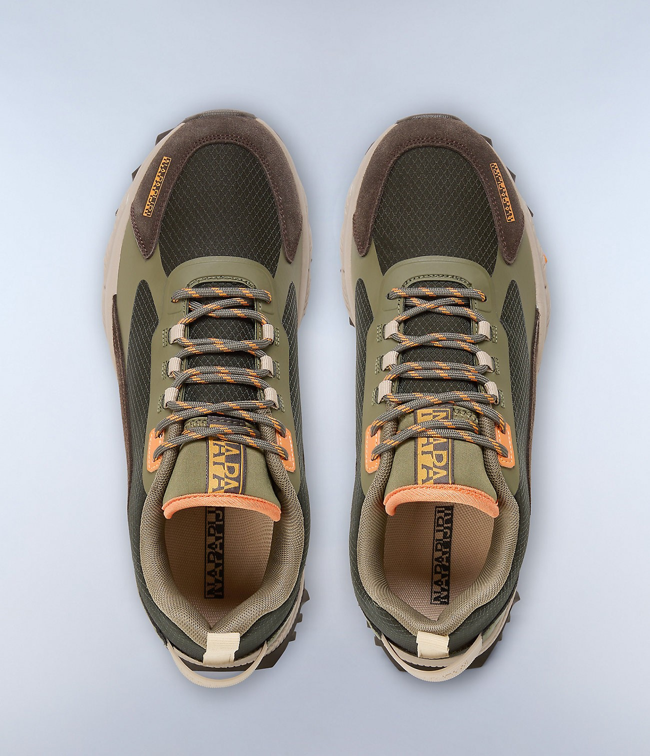 Napapijri ανδρικό sneaker με λαδί αποχρώσεις Vortec Trail NP0A4IKU-MO2 green/brown - Image 4