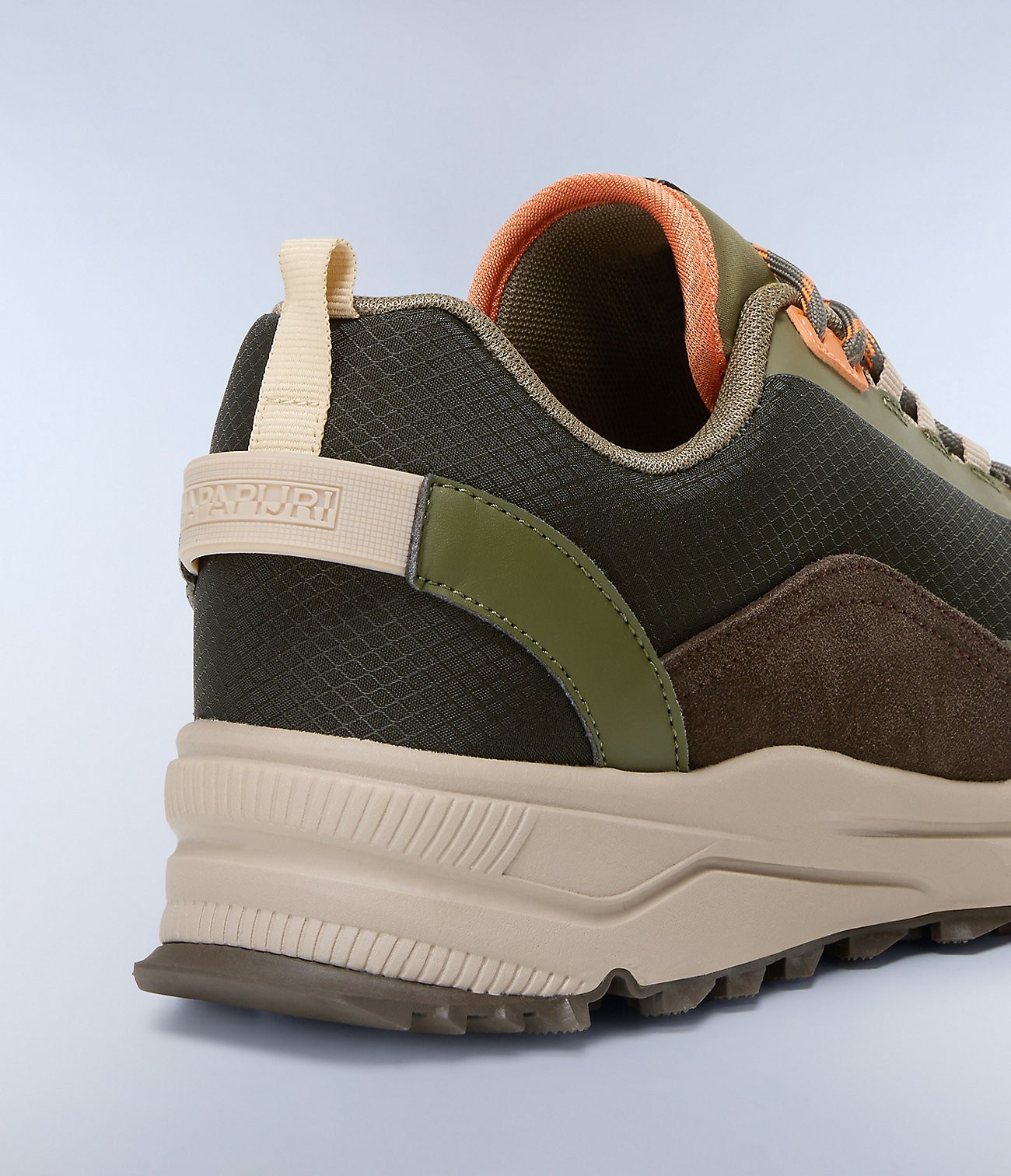 Napapijri ανδρικό sneaker με λαδί αποχρώσεις Vortec Trail NP0A4IKU-MO2 green/brown - Image 3