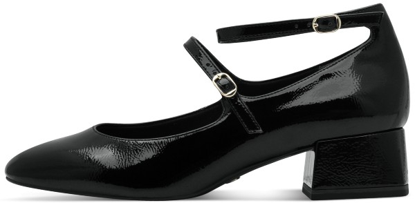 Tamaris γυναικείο γοβάκι σε μαύρο χρώμα με διπλή μπαρέτα 1-22331-44-001 Black