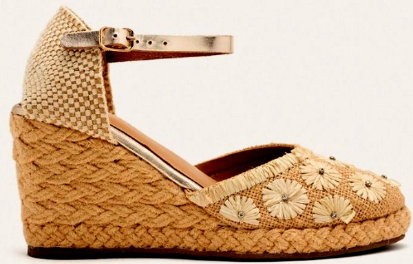 Gioseppo γυναικεία πλατφόρμα σε μπεζ με μπεζ χρώμα espadrijia Bennet 74861-P-Natural