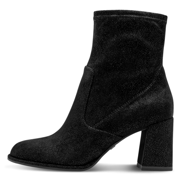 Tamaris Γυναικείο Μποτάκι 1-25057-43-006 BLACK STRUCT