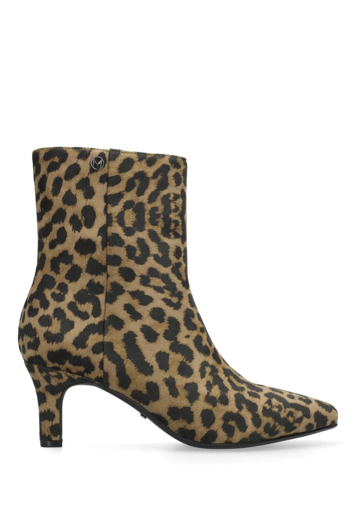 Mexx γυναικείο μποτάκι λεοπάρ SODAR REGAL Heeled ankle boot MI001704353W-01 2007 Taupe