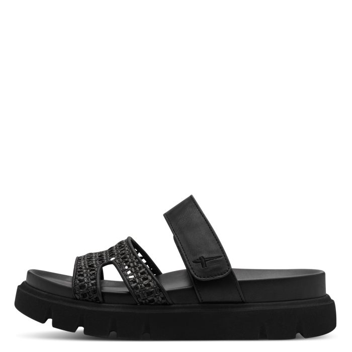 Tamaris Γυναικεία Παντόφλα Flatform Black (1-27422-46-001)