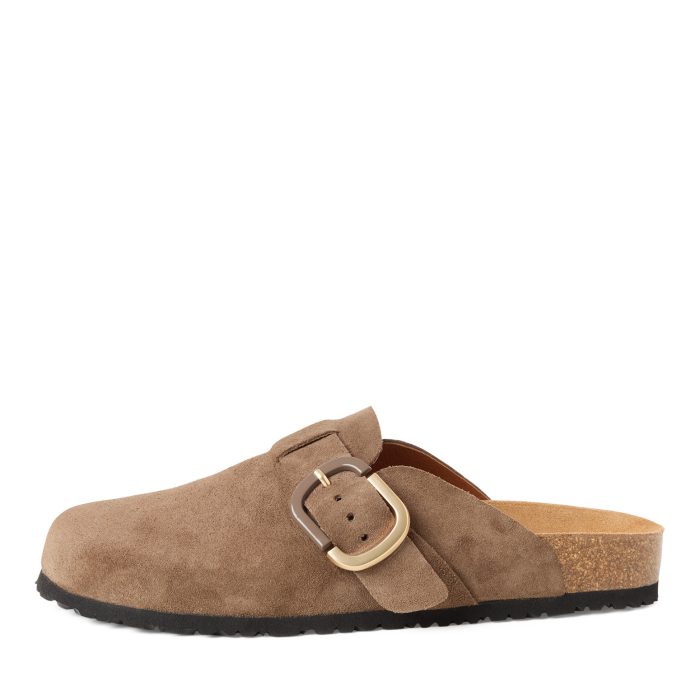 Tamaris Δερμάτινη Γυναικεία Παντόφλα Chocolate (1-27600-44-355)