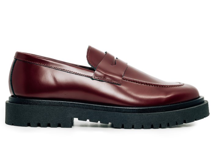 Fentini Ανδρικό Δερμάτινο Loafer – Μπορντό (166G-361-CHA)