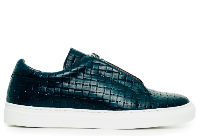 Fentini Ανδρικό Leather Sneaker «Ψάθα» – Μπλε (561-856-DV-536)