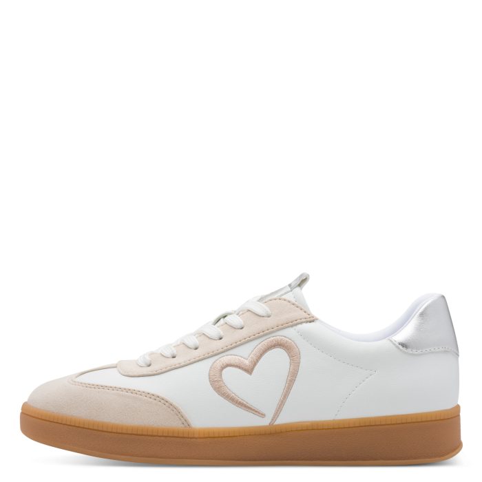 Marco Tozzi Γυναικείο Sneaker White/Dune (2-83701-44-193)