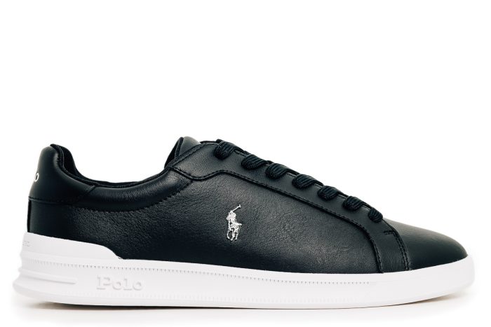 Polo Ralph Lauren Ανδρικό Sneaker Black/Silver (809P07158001)