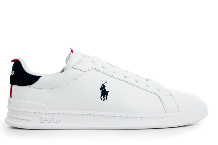 Polo Ralph Lauren Δερμάτινο Λευκό Ανδρικό sneaker (809860883003)