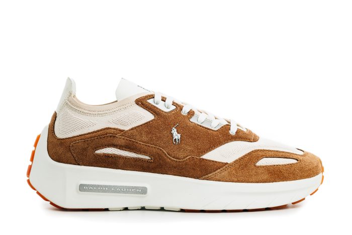 Polo Ralph Lauren Ανδρικό Sneaker Tan/White (809P11047001)