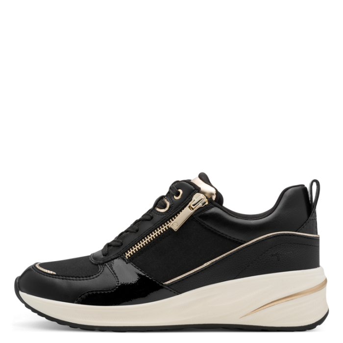 Tamaris Γυναικείο Sneaker – Black/Gold (1-23754-45-048)