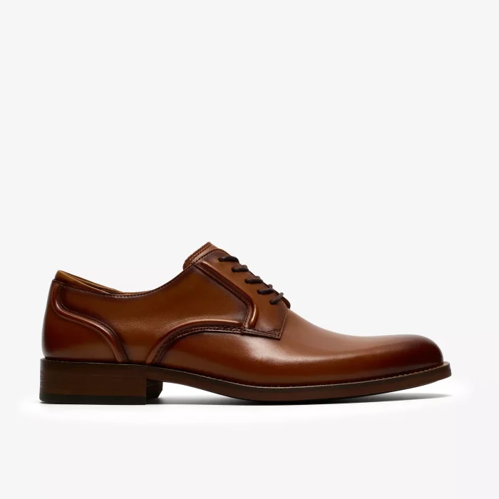 Clarks ανδρικό σκαρπίνι σε ταμπά χρώμα CraftRemi Lace Tan Leather 261863897