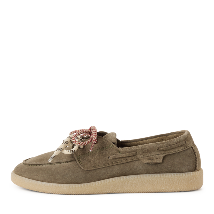 Tamaris γυναικείο loafer δερμάτινο σε χακί χρώμα 1-23642-46-771 SAGE