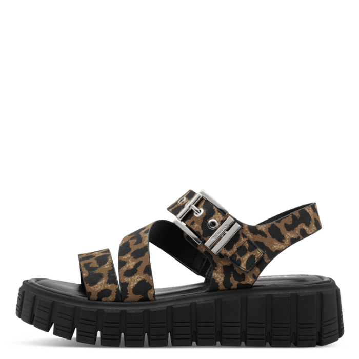 Tamaris γυναικείο σανδάλι σε λεοπάρ 1-28233-46-360 LEOPARD