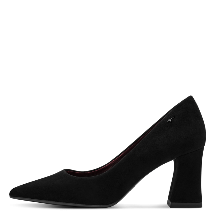 Tamaris Δερμάτινη Γυναικεία Γόβα Black (1-22427-43-001)