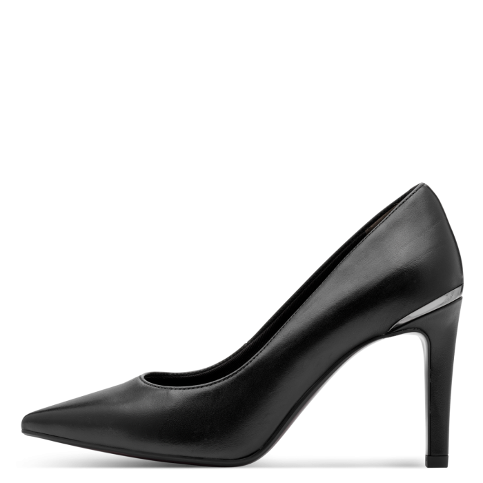 Tamaris Δερμάτινη Γυναικεία Γόβα Black Leather (1-22448-47-003)