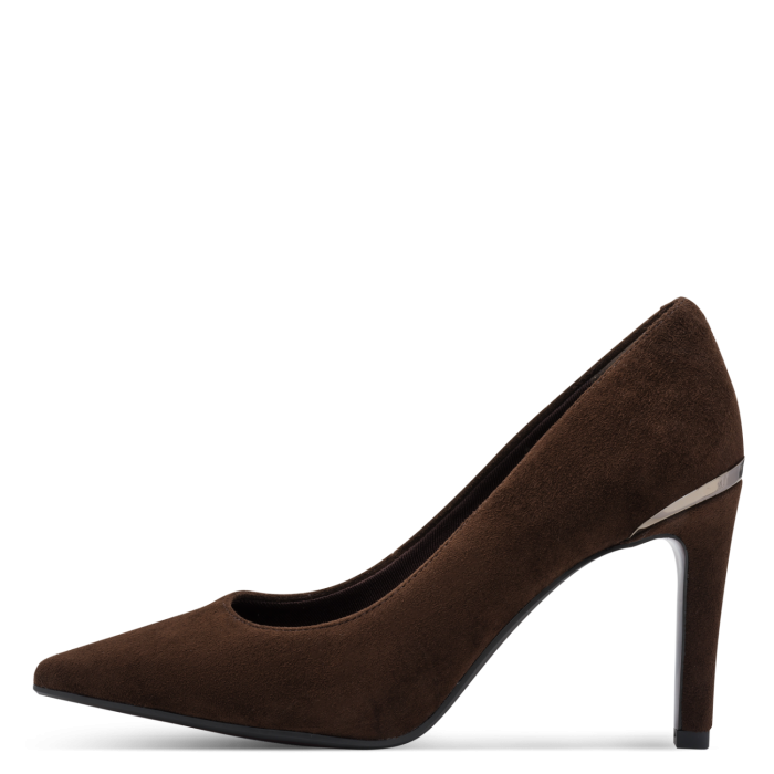 Tamaris Δερμάτινη Γυναικεία Γόβα Mocca Suede (1-22448-47-347)