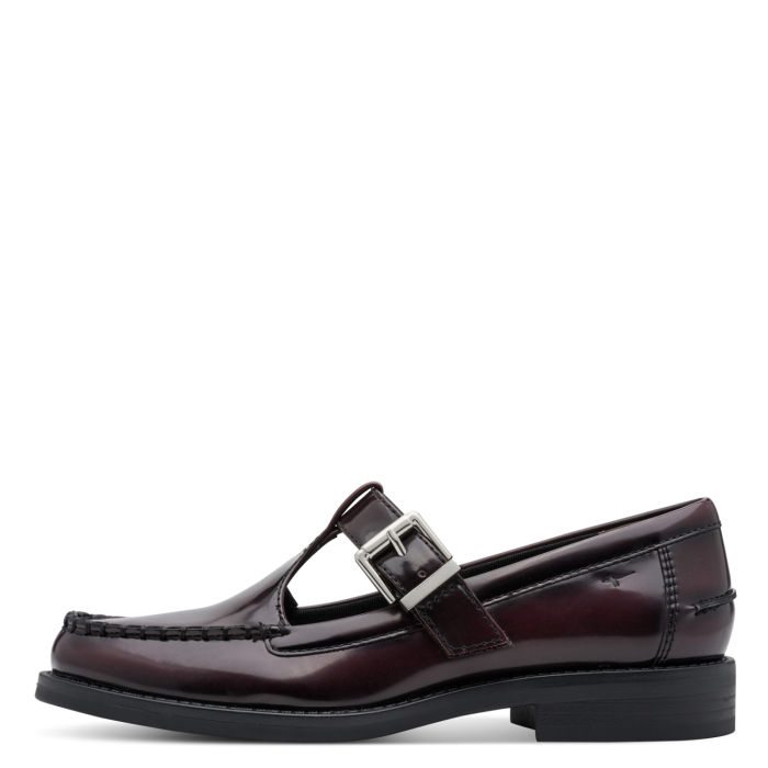 Tamaris Δερμάτινο Γυναικείο Loafer Merlot (1-24253-47-537)