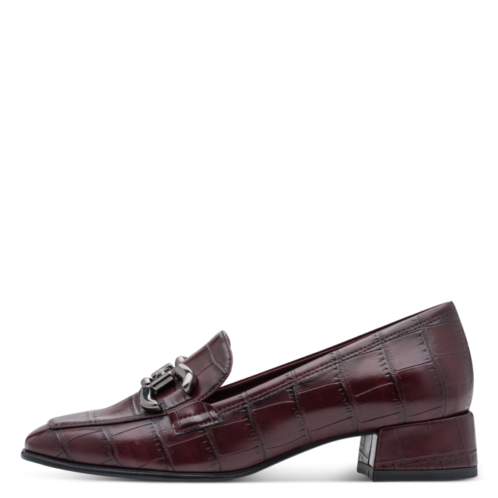 Tamaris Γυναικείο Loafer Merlot Croco (1-24316-43-552)