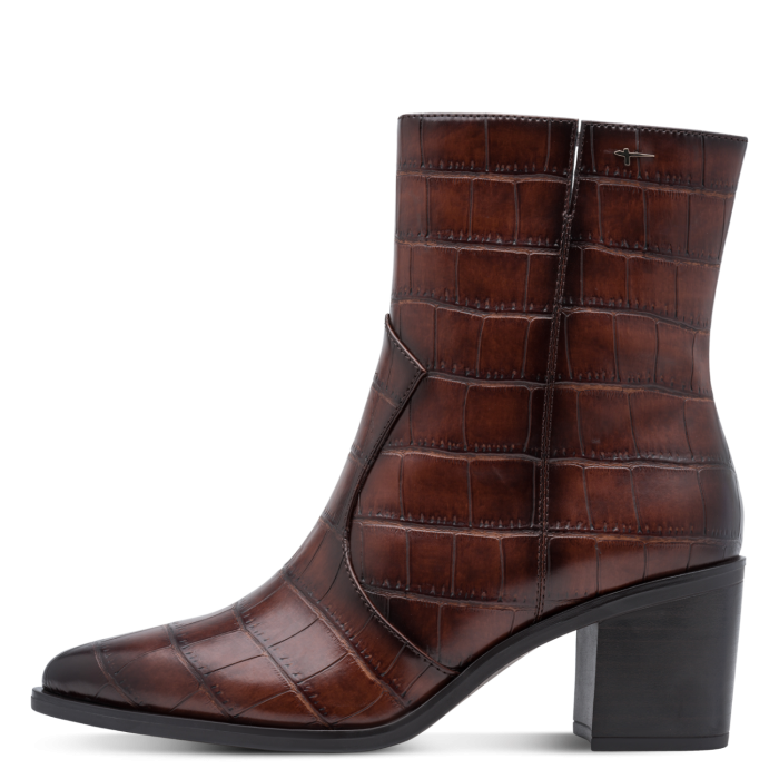 Tamaris Δερμάτινη Γυναικεία Μπότα Muscat Croco (1-25016-47-31Z)