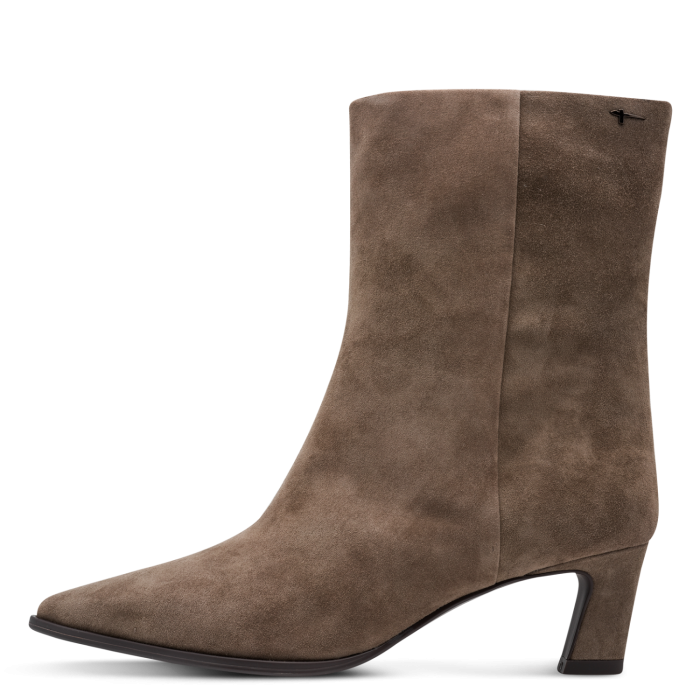 Tamaris Δερμάτινη Γυναικεία Μπότα Taupe (1-25018-47-341)