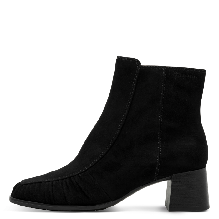 Tamaris Δερμάτινη Γυναικεία Μπότα Black (1-25029-47-001)