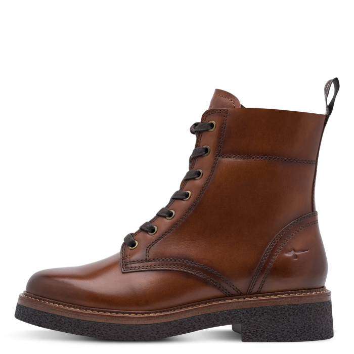 Tamaris Δερμάτινη Γυναικεία Μπότα Cognac Leather (1-25224-47-348)