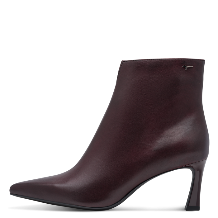 Tamaris Δερμάτινη Γυναικεία Μπότα Merlot (1-25320-47-537)