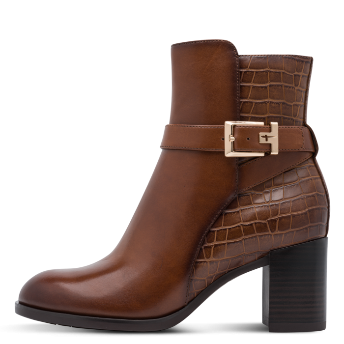 Tamaris Δερμάτινο Γυναικείο Μποτάκι Cognac (1-25346-47-305)