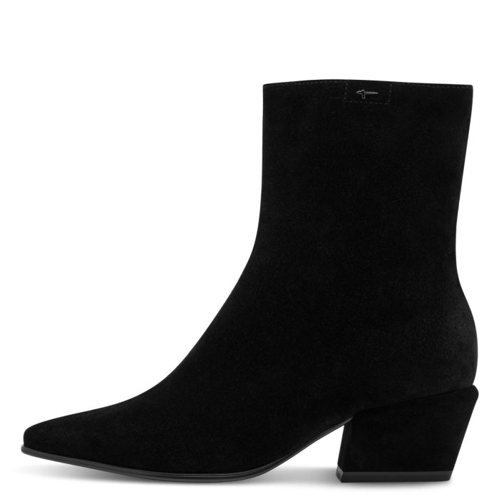 Tamaris Δερμάτινο Γυναικείο Μποτάκι Black (1-25356-47-001)