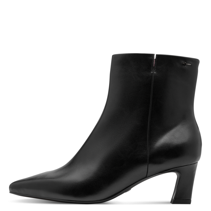 Tamaris Δερμάτινο Γυναικείο Μποτάκι Black (1-25384-47-001)
