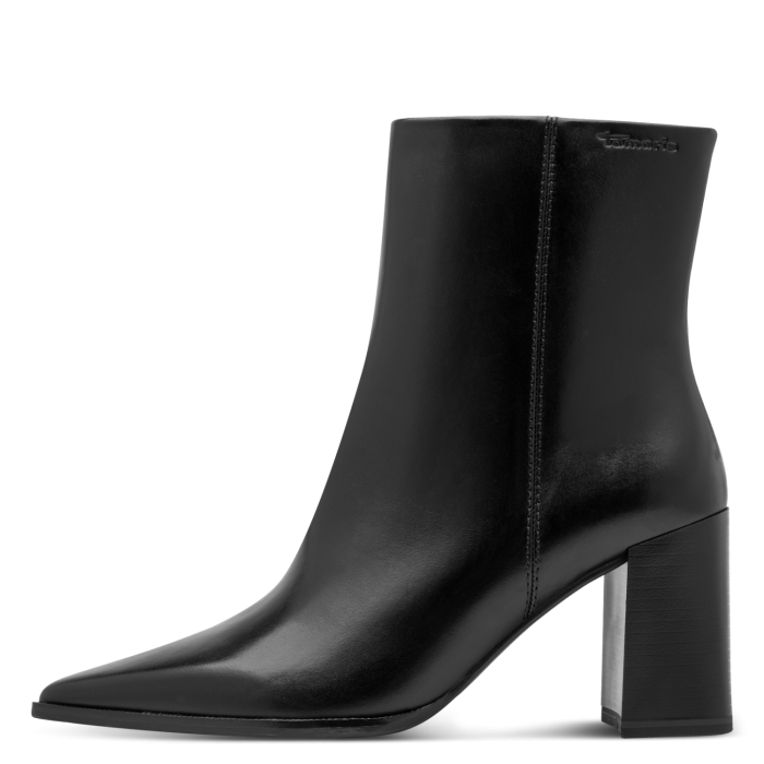 Tamaris Δερμάτινη Γυναικεία Μπότα Black (1-25394-47-001)