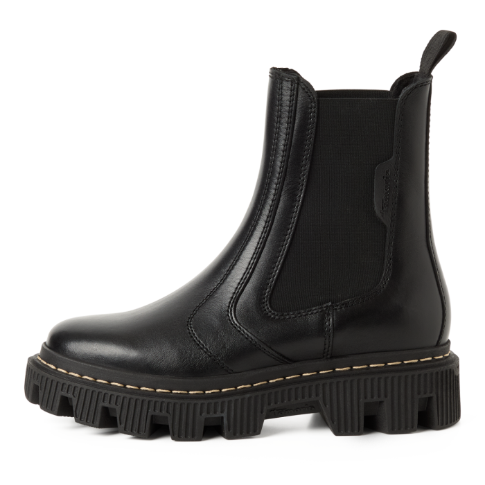 Tamaris Δερμάτινη Γυναικεία Μποτάκι Black (1-25488-47-001)