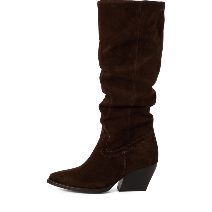 Tamaris Δερμάτινη Γυναικεία Μπότα Mocca (1-25503-47-304)