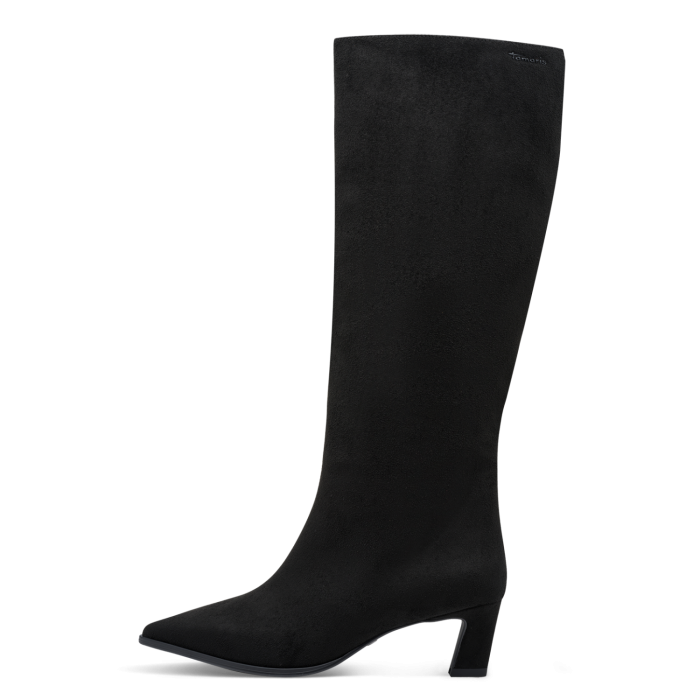 Tamaris Δερμάτινη Γυναικεία Μπότα Black (1-25524-47-001)