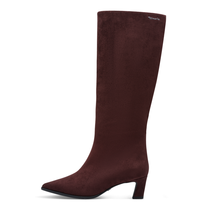 Tamaris Δερμάτινη Γυναικεία Μπότα Burgundy (1-25524-47-585)