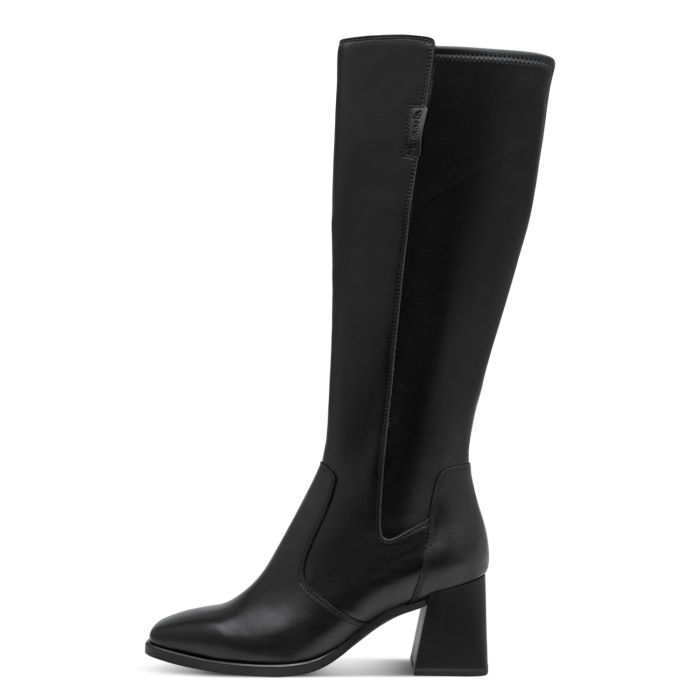 Tamaris Δερμάτινη Γυναικεία Μπότα Black (1-25544-47-001)
