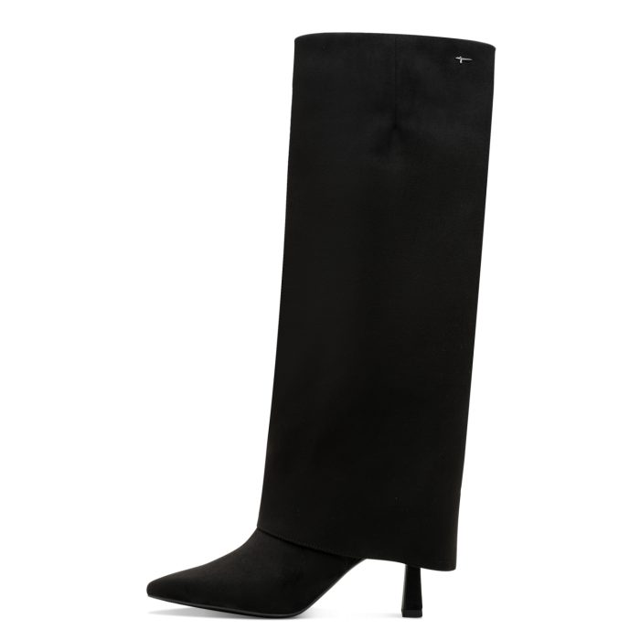 Tamaris Δερμάτινη Γυναικεία Μπότα Black (1-25555-47-001)