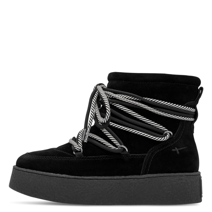 Tamaris Δερμάτινη Γυναικεία Παντόφλα Black (1-26803-47-001)