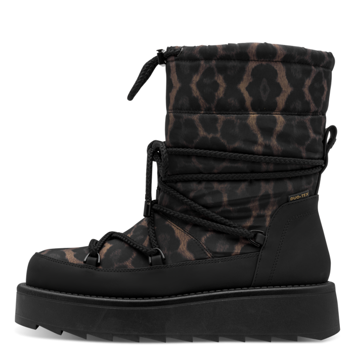 Tamaris Γυναικείο Μποτάκι Black/Leopard (1-26846-45-090)