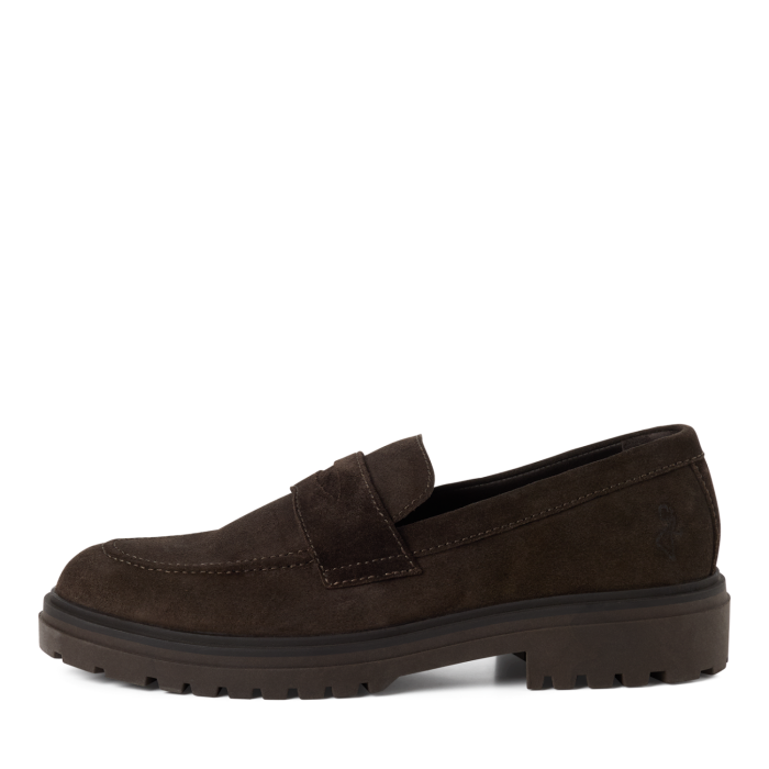 Marco Tozzi Δερμάτινο Ανδρικό Loafer Dk.Brown (2-14607-47-321)