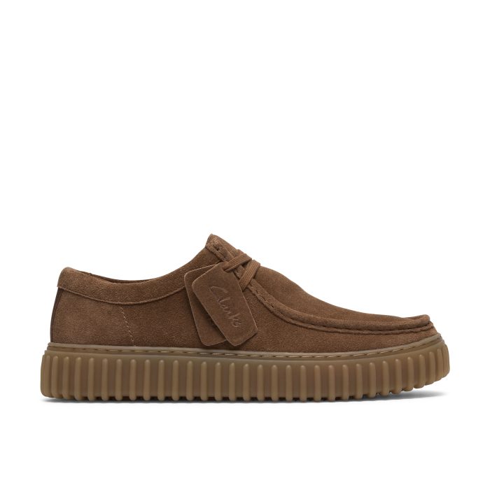 Clarks Torhill Lo Ανδρικά Καστόρινα Παπούτσια Cola Suede (26187376)